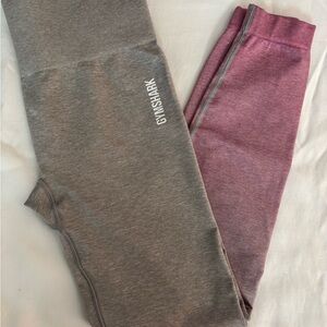 Gymshark Grey/Pink leggings